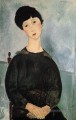 assis jeune femme 1918 Amedeo Modigliani